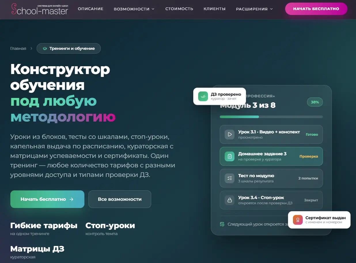 Тренинги